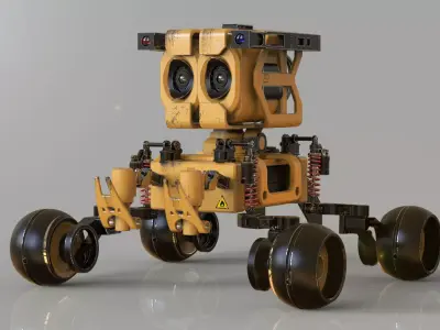 wall-E  the Movie concept character Free 3D model
