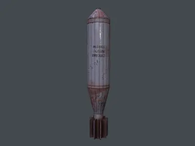 Mortar Projectile 60mm M83 3D model purchase
