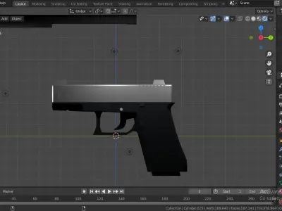 Glock 19 3D model order