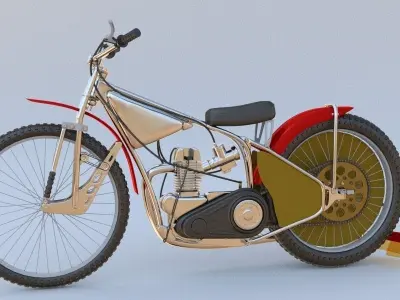 Speedway Bike 3D model