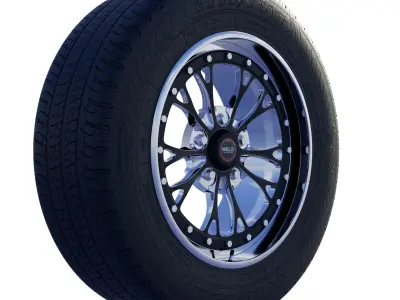 WELD Racing car wheels 3D model