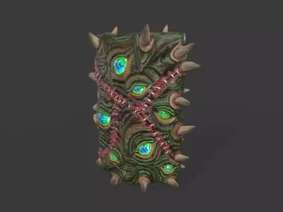 Shield 05 Low-poly 3D model