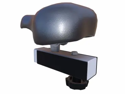Bicycle Seat Low-poly 3D model get