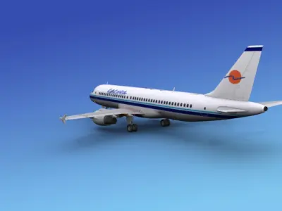 Airbus  A320  Eurocypria 3D model
