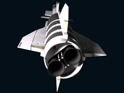 Aster 30 Sea Viper 3D model