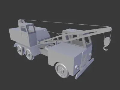 Toy truck Crane model 3D print model
