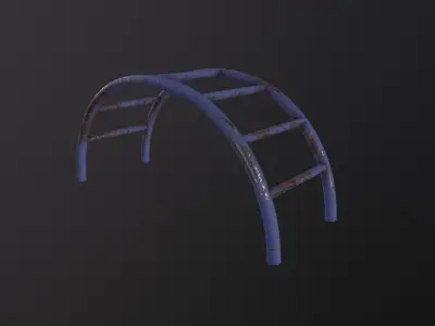 Soviet Oldschool Climber 3D Model Low-poly 3D model