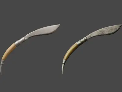 dao bo chau 3D model