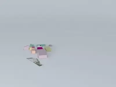 Modern architecture design Free 3D model