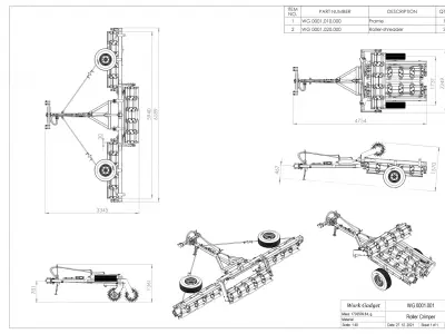 WG 0001 - roller crimper 3D model