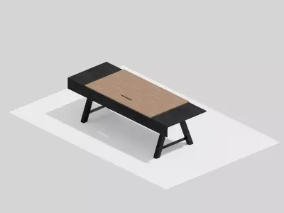 Modern Industrial Office Furniture Asset Collection 3D model
