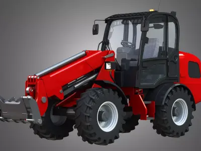 Weidemann 4070 - CX100 Telescopic Loader 3D model