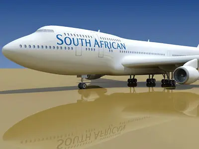 South African Airways 3D model