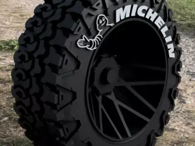  off-road tire 325-50R22 3D model