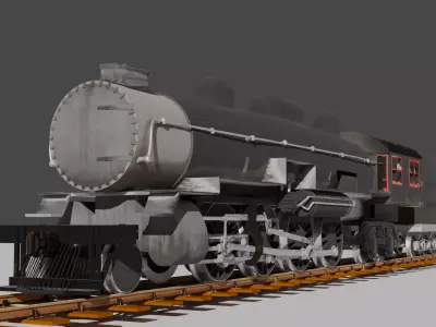 fictional UP 2-8-4 3D model