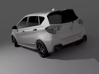 Perodua Myvi GT Concept 2018 3D model