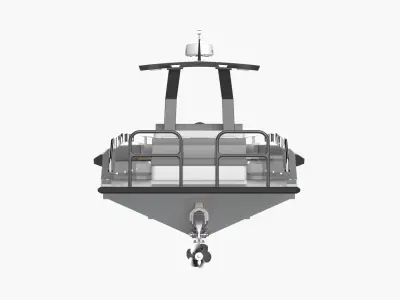 8 Meter Yacht Tender Runabout Diver 3D model
