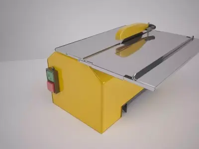 Ceramic tile saw 3D model