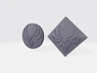 Anemo element - Vision rune 3D print model