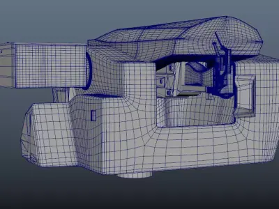Sarp Zafer Silah Sistemi Sarp Zafer Weapon Station System Low-poly 3D model