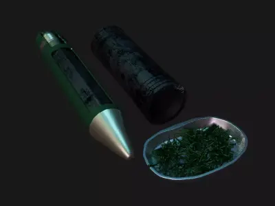 Nail Bomb Vietnam War 3D model