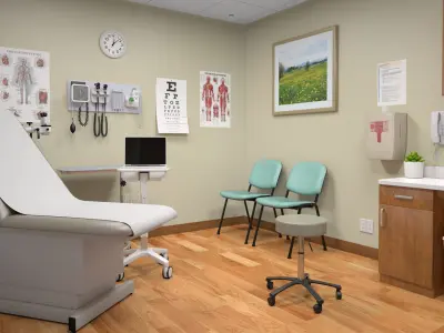 Clinic Exam Room 3D model