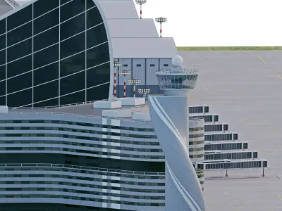 Airport 3D model