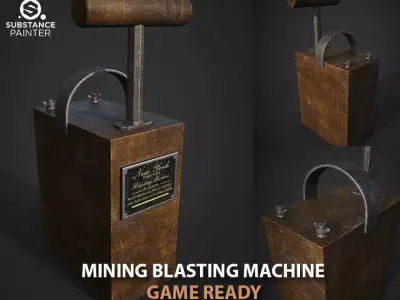 Blasting machine  3D model