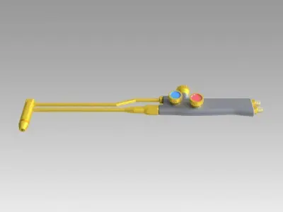 Cutting torch 3D model