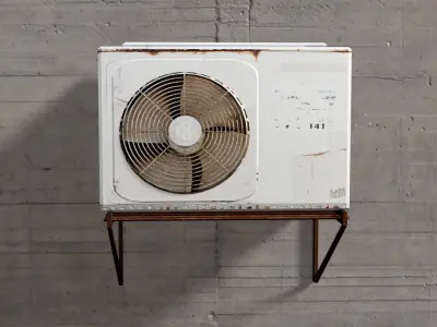 Air Conditioner Free low-poly 3D model