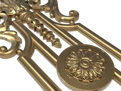  decorative pattern ready for 3D printing 3D model