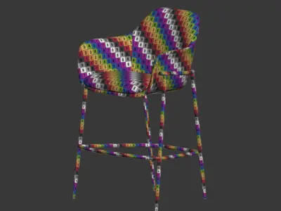 Giuliomarelli Chia Stool 3D model