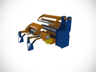 Re-Coiling machine 3D model