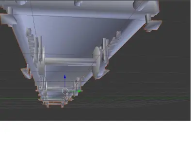 Model train closed cargo Wagon 3D print model