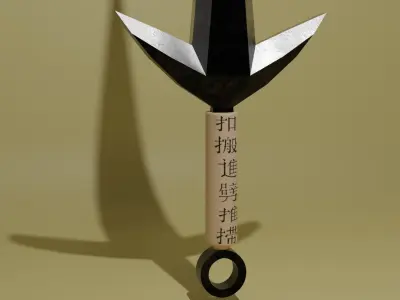 Minato Kunai 3D model