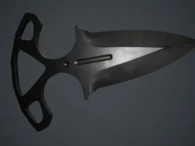 Shadow Dagger PBR Game Ready Low-poly 3D model