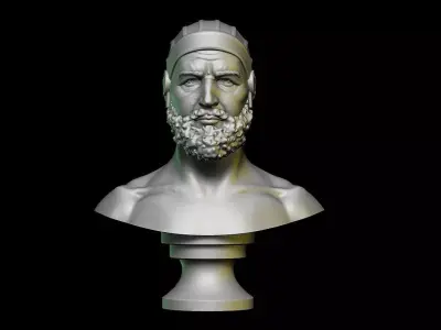 Cyrus The Great Bust 3d digital file for download 3D print model