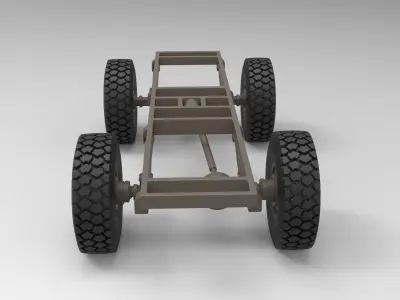 Chassis 4x4 3D model
