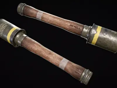 Germany Grenade Low-poly 3D model
