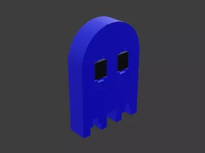 pacman ghost 3 3D model