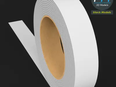Duct tape mockup 1 3D model