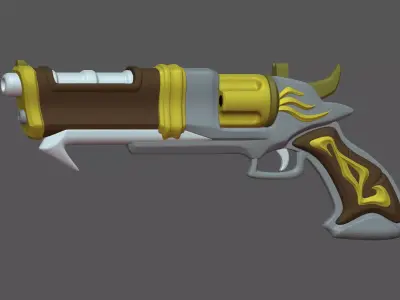 Fantasy Gun 3D model purchase