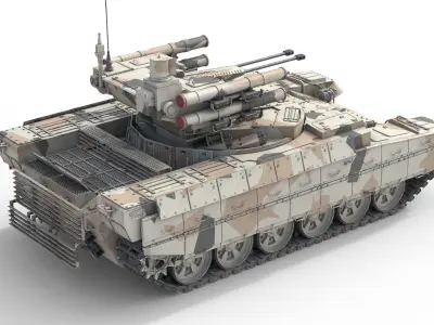 BMPT Terminator Low-poly 3D model