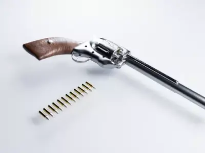 Revolver 3D model 12