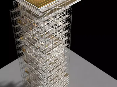 Industrial tower under construction 26i09 3D model