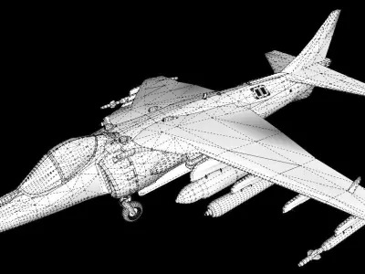 HARRIER 3D model