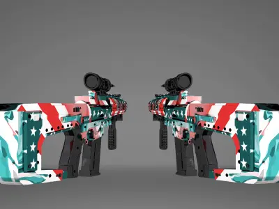 Krut Zip 4 Rifle 3D model