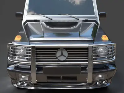 Mercedes-Benz G-Class W463 - High-Poly Luxury SUV 3D model