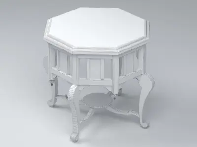 VINTAGE SIDE TABLE 3D model