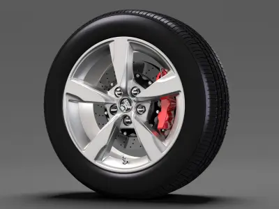 Holden Commodore SV6 2017 wheel 3D model